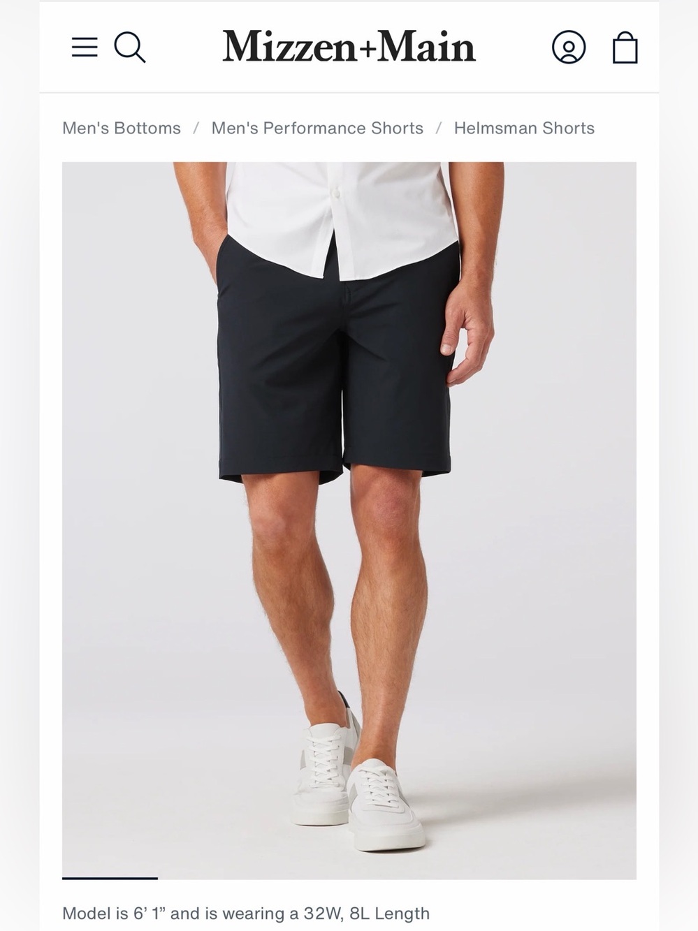 Mizzen + Main Mens Helmsman Gray Camo Shorts